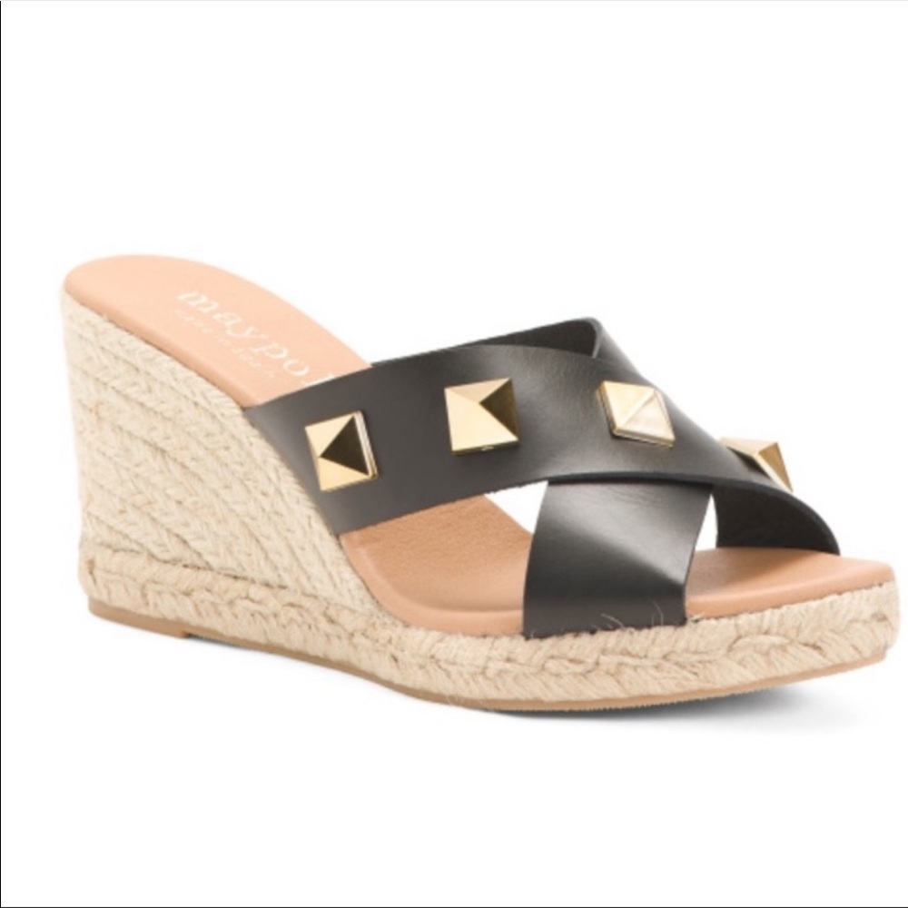 Maypol leather platform NWOB